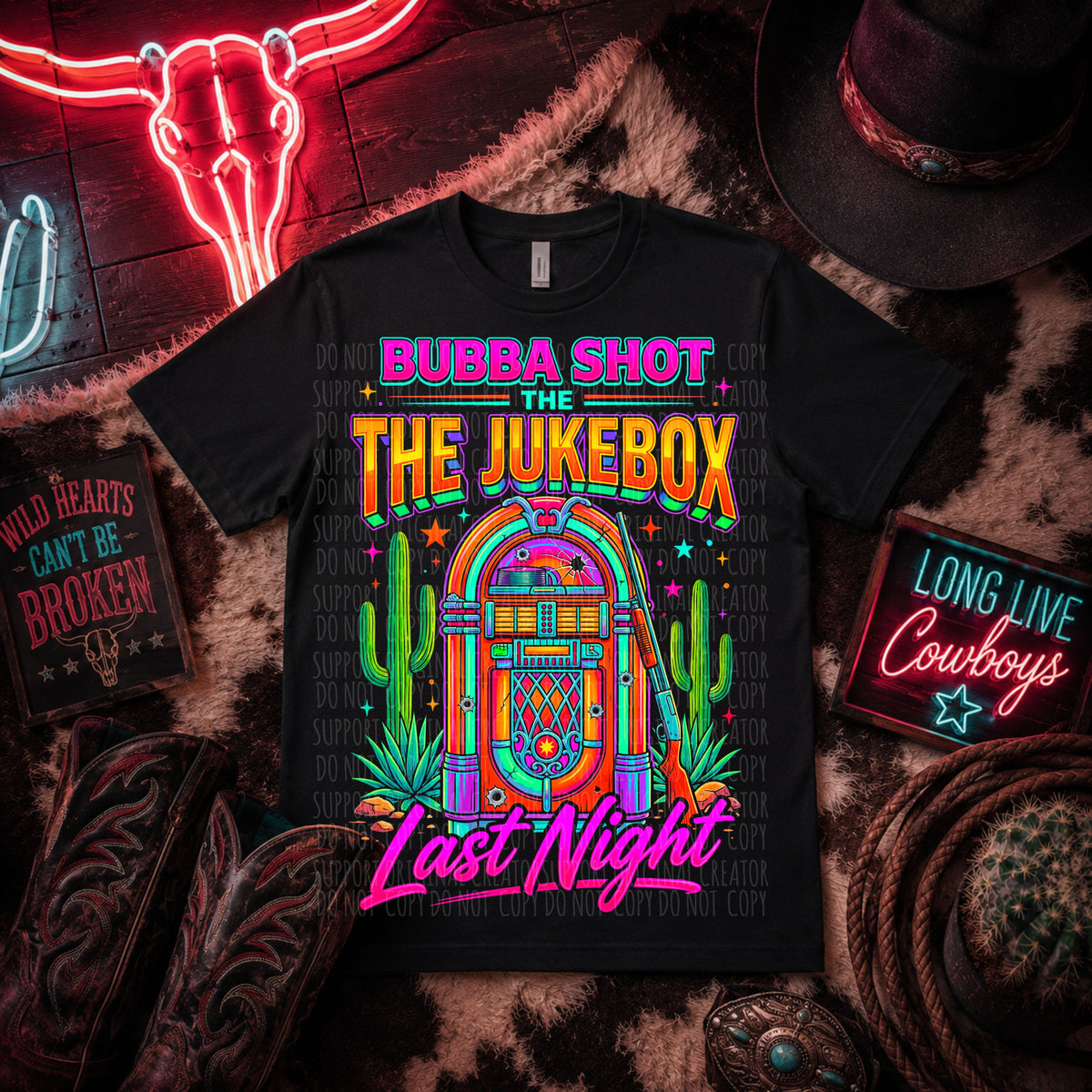 Bubba shot the jukebox (Starlight) DTF Transfer