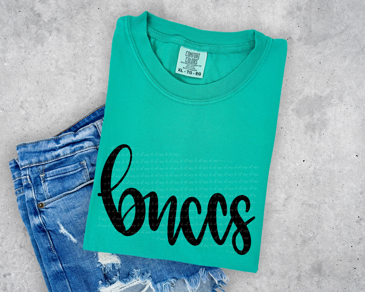 Buccs Hand Lettered 54022 DTF transfer