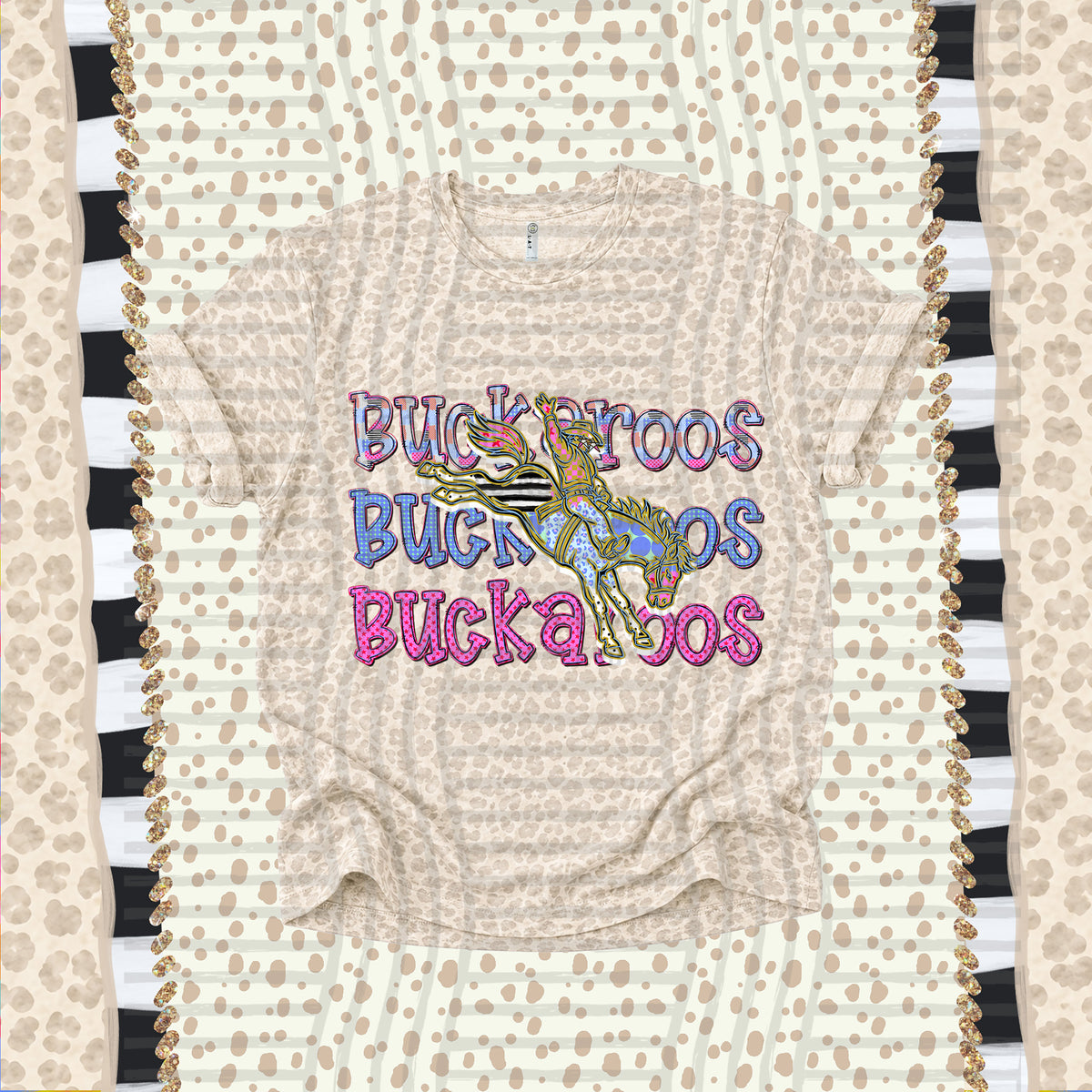 Buckaroos-Dolly Doodle Print (Caplinger) DTF Transfer