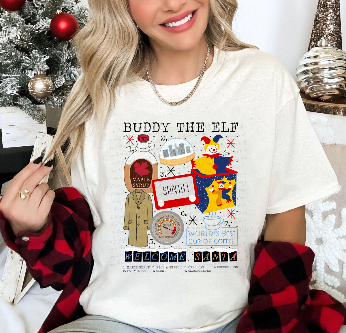 Buddy The Elf Chart 114905 DTF transfer