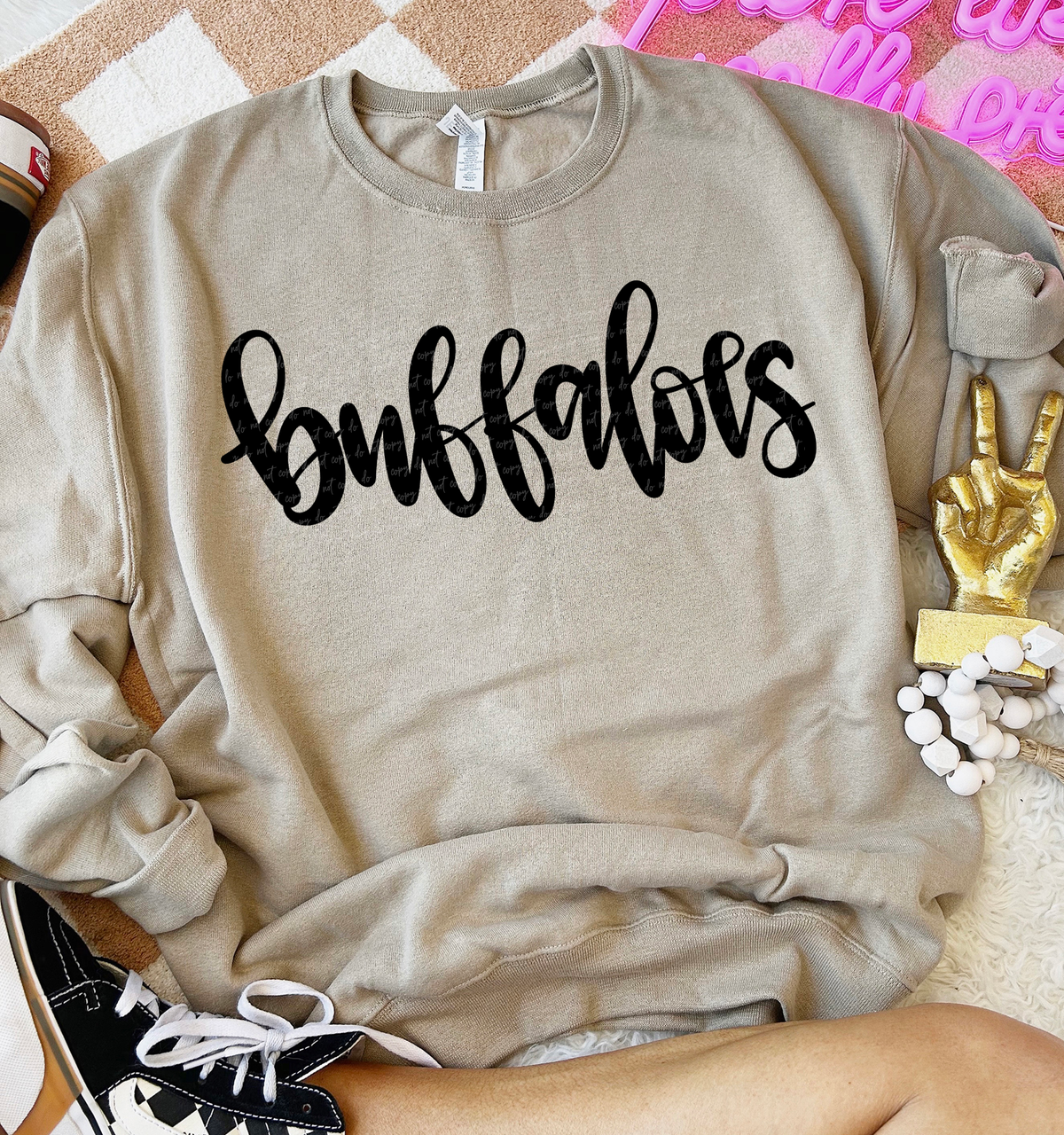 Buffaloes Hand Lettered 54024 DTF transfer