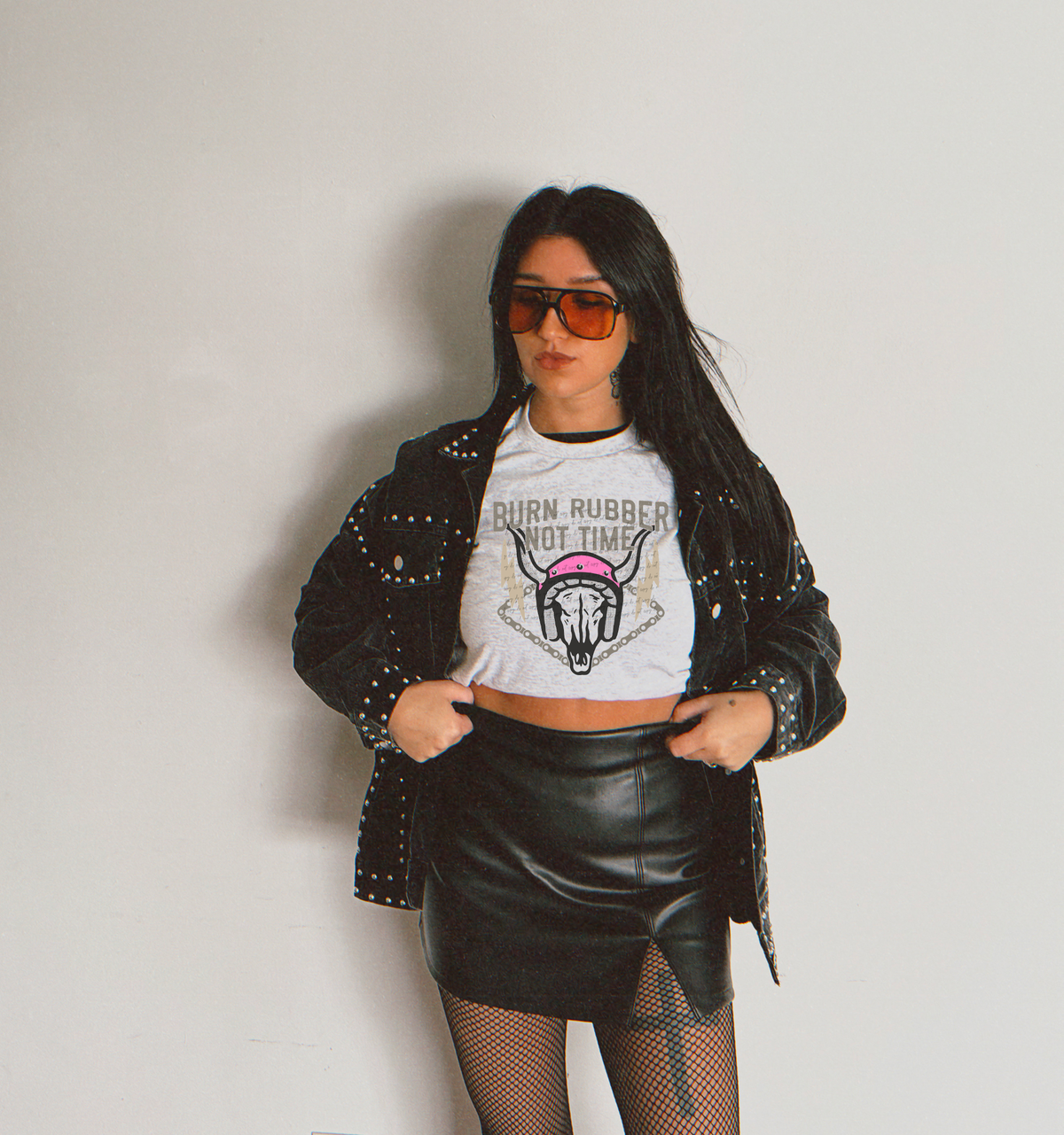 Burn Rubber Not Time Pink 46793 DTF transfer