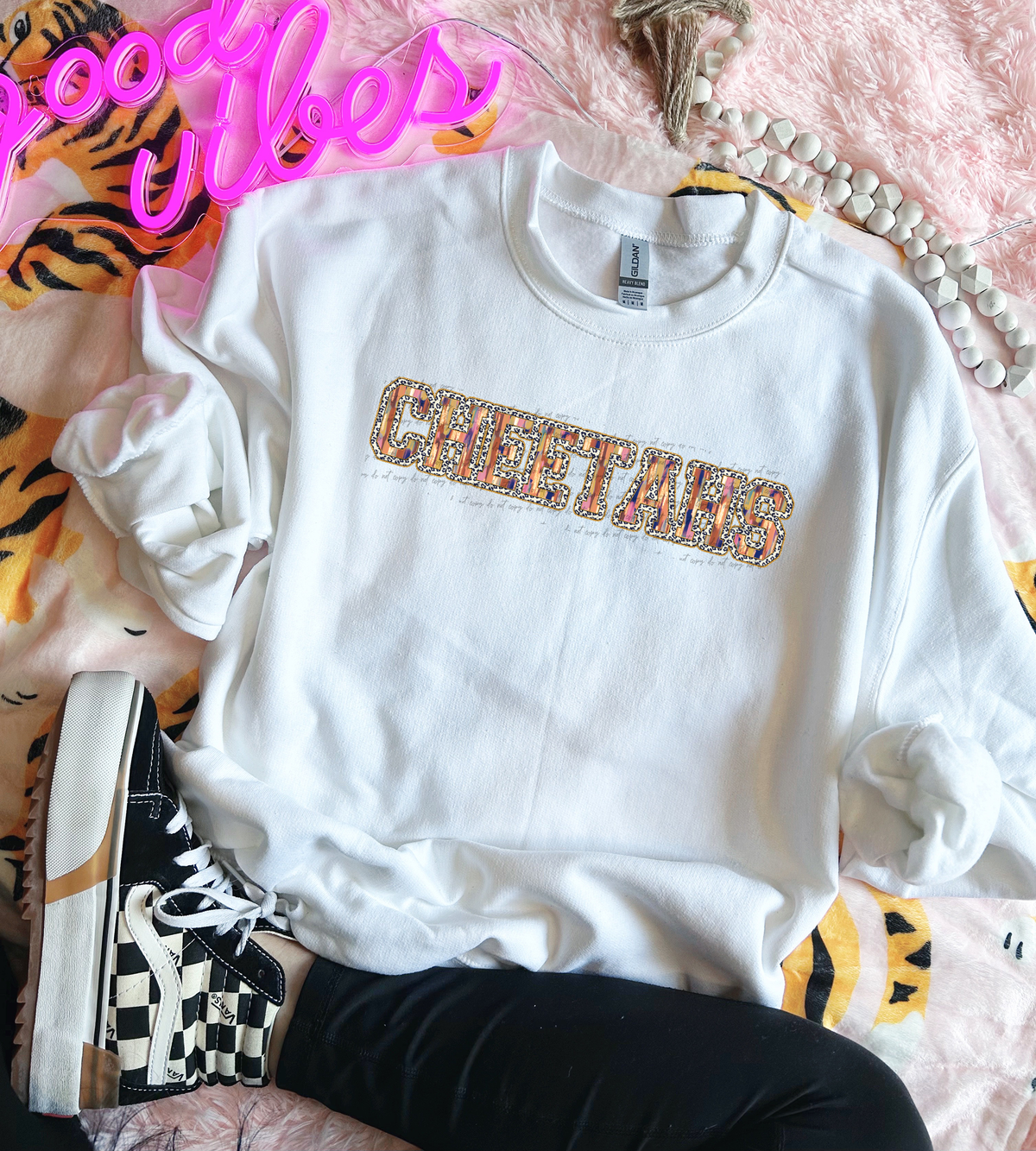 Brushstrokes Leopard Cheetahs 71359 DTF transfer