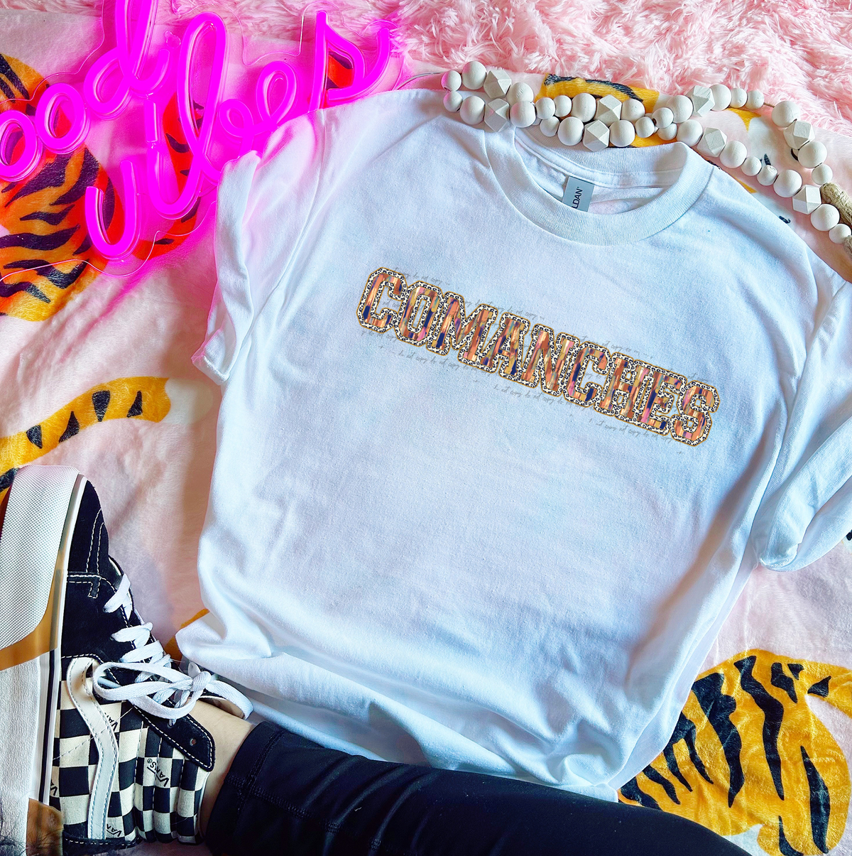 Brushstrokes Leopard Comanches 71368 DTF transfer