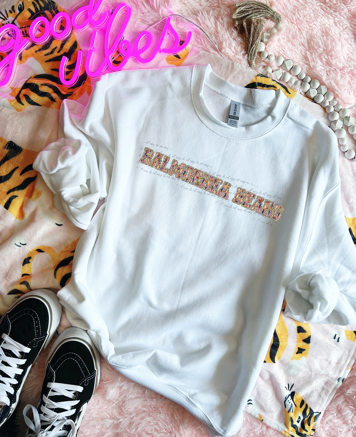 Brushstrokes Leopard Balmorhea Bears 71349 DTF transfer