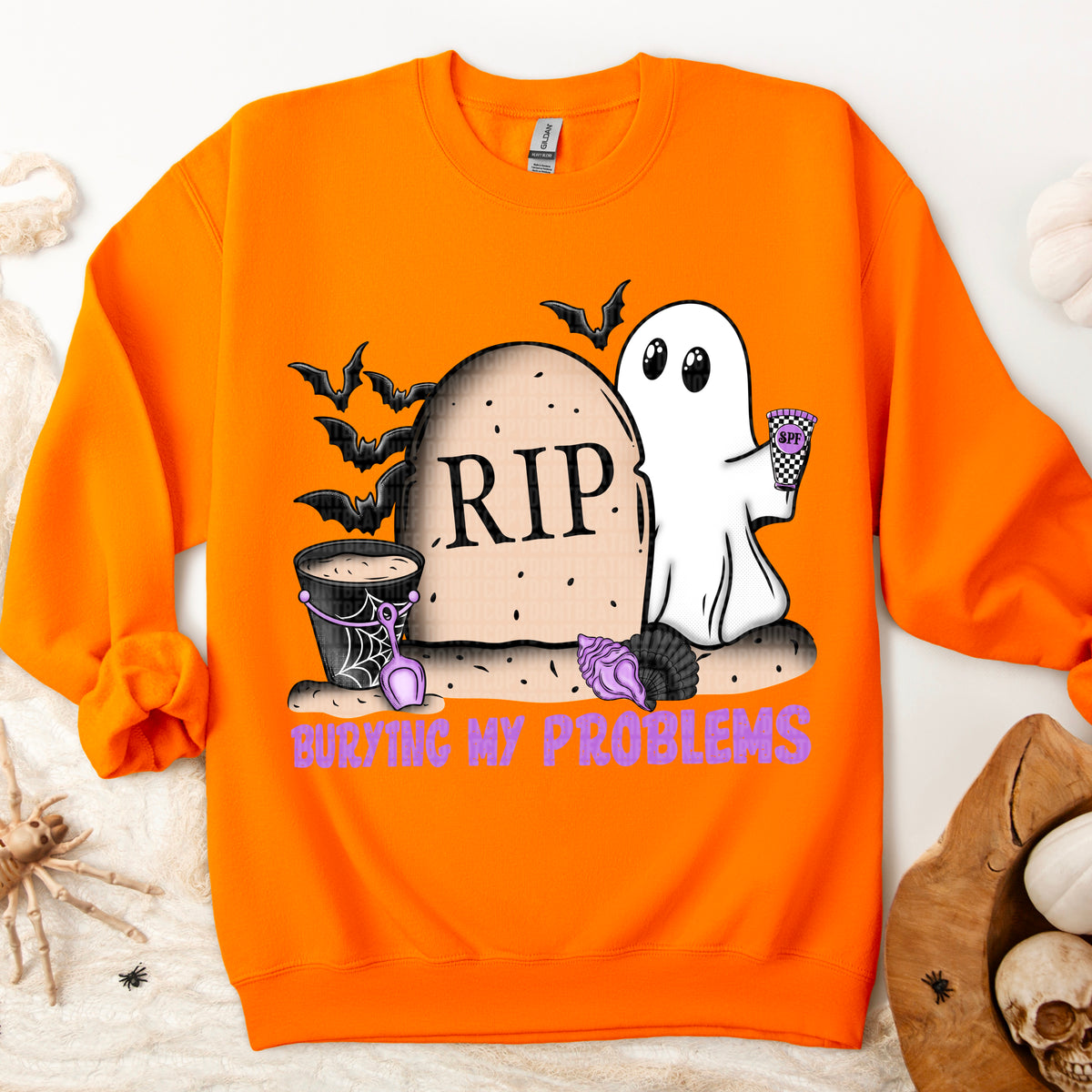 RIP Burying My Problems 104307 DTF transfer