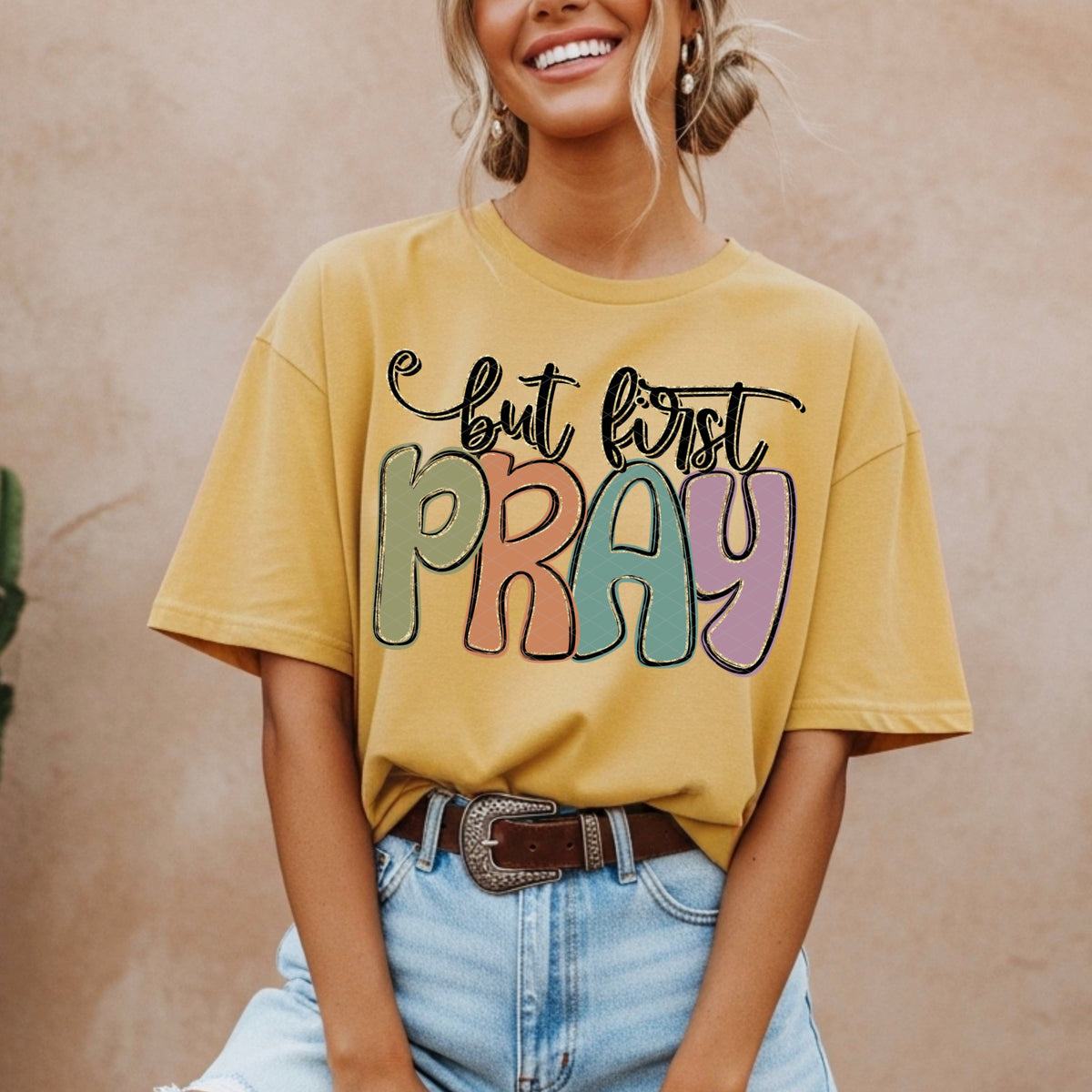 But fist pray pastel (SDD) DTF Transfer
