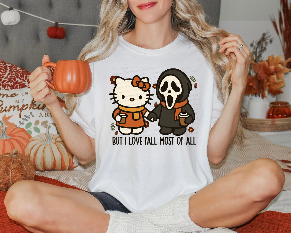 But I Love Fall Most Of All Kitty and GF 111382 DTF transfer