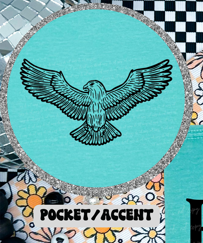 But The Lord Stood With Me And Gave Me Strength Black (Pocket Print) 86286 DTF Transfer