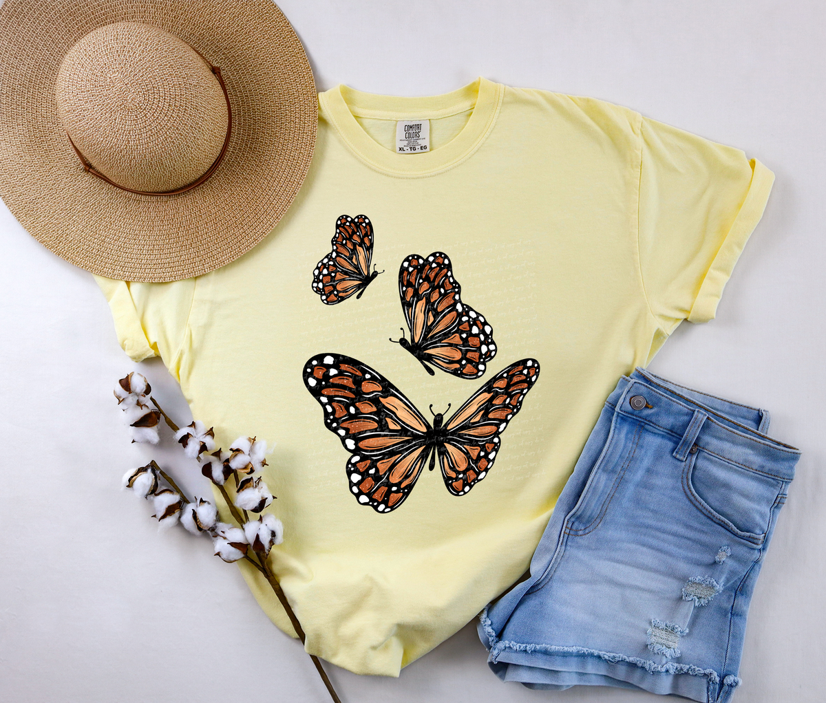 Butterflies Trio 86139 DTF Transfer