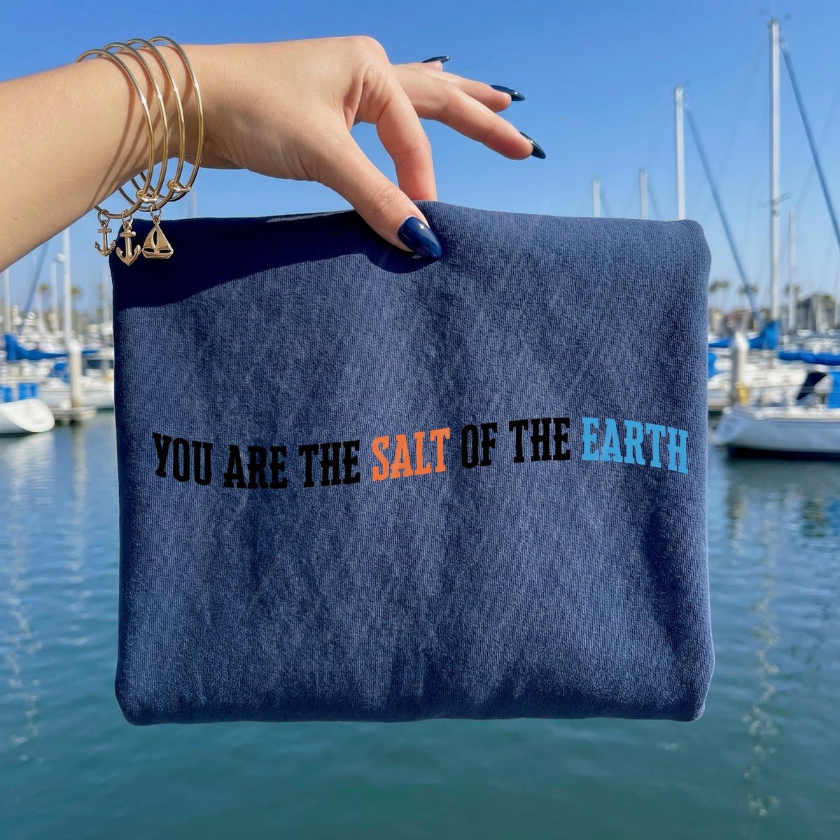 You are the salt of the earth (black words) DTF Transfer
