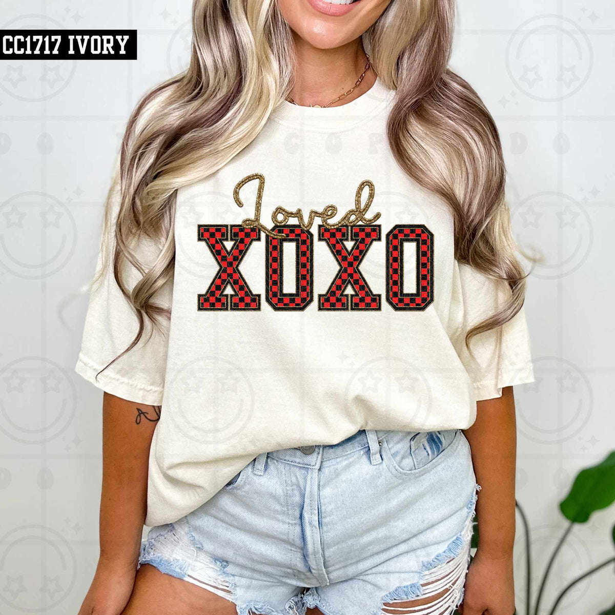 Loved xoxo (HW) 82149 DTF transfer