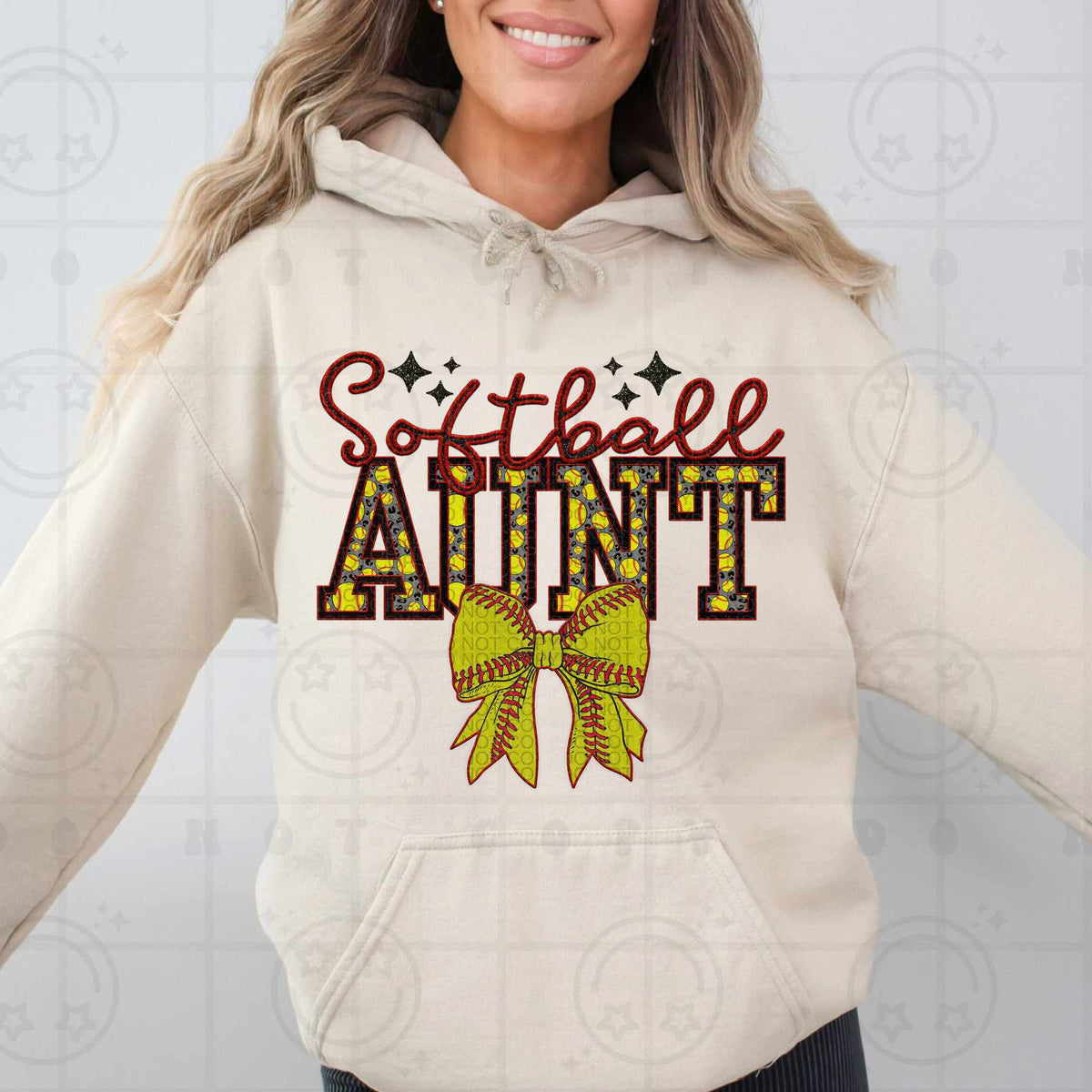 Softball aunt (HW) 79302 DTF transfer
