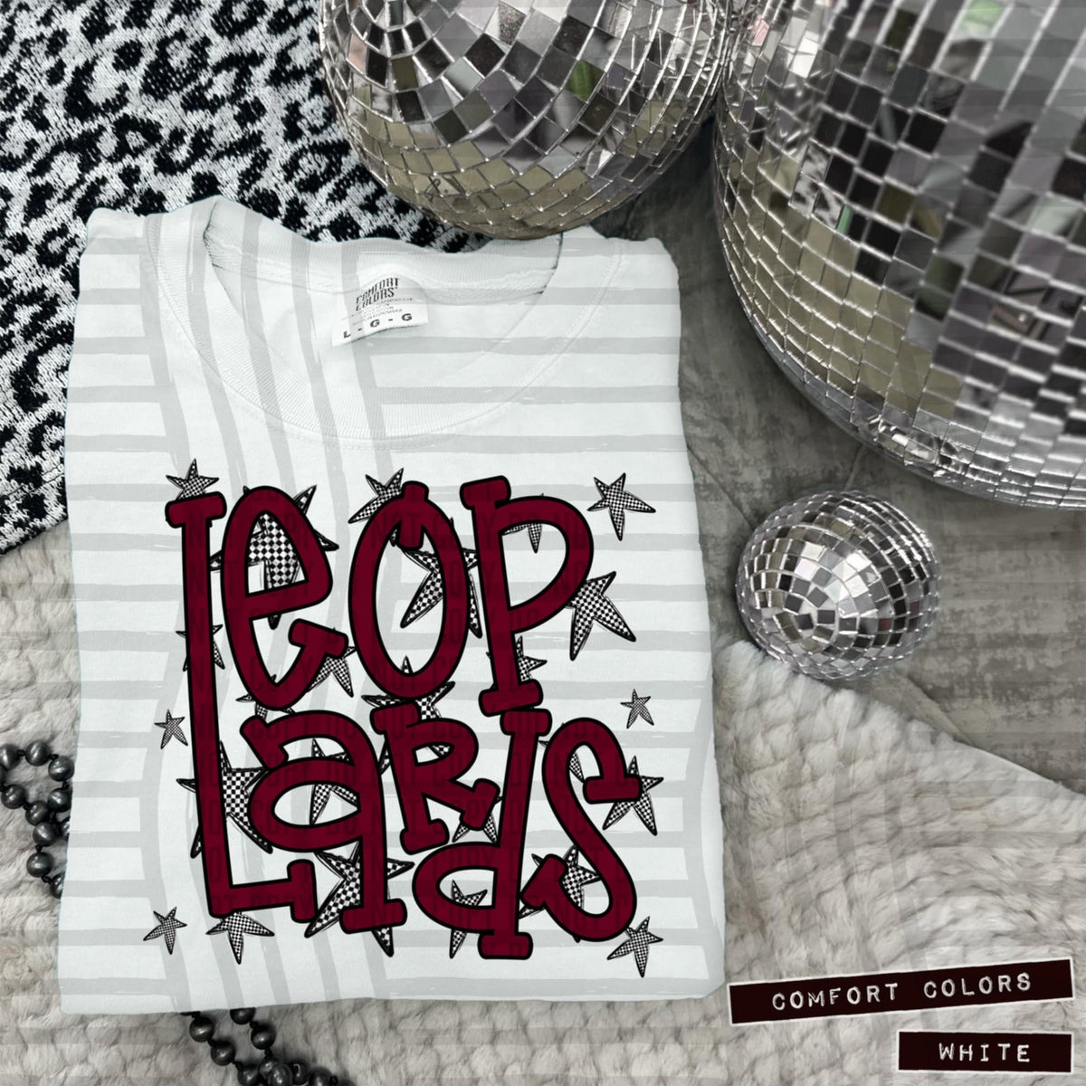 Maroon Staggered Mascots (Caplinger)