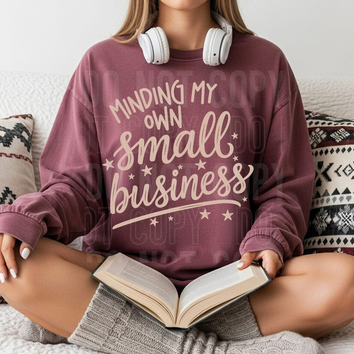 Minding my own small business (SBB) DTF Transfer