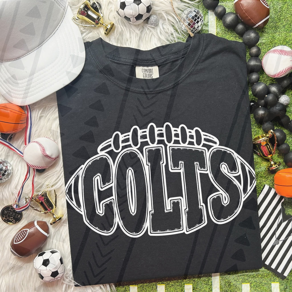 Colts football WHITE (Kai) DTF Transfer
