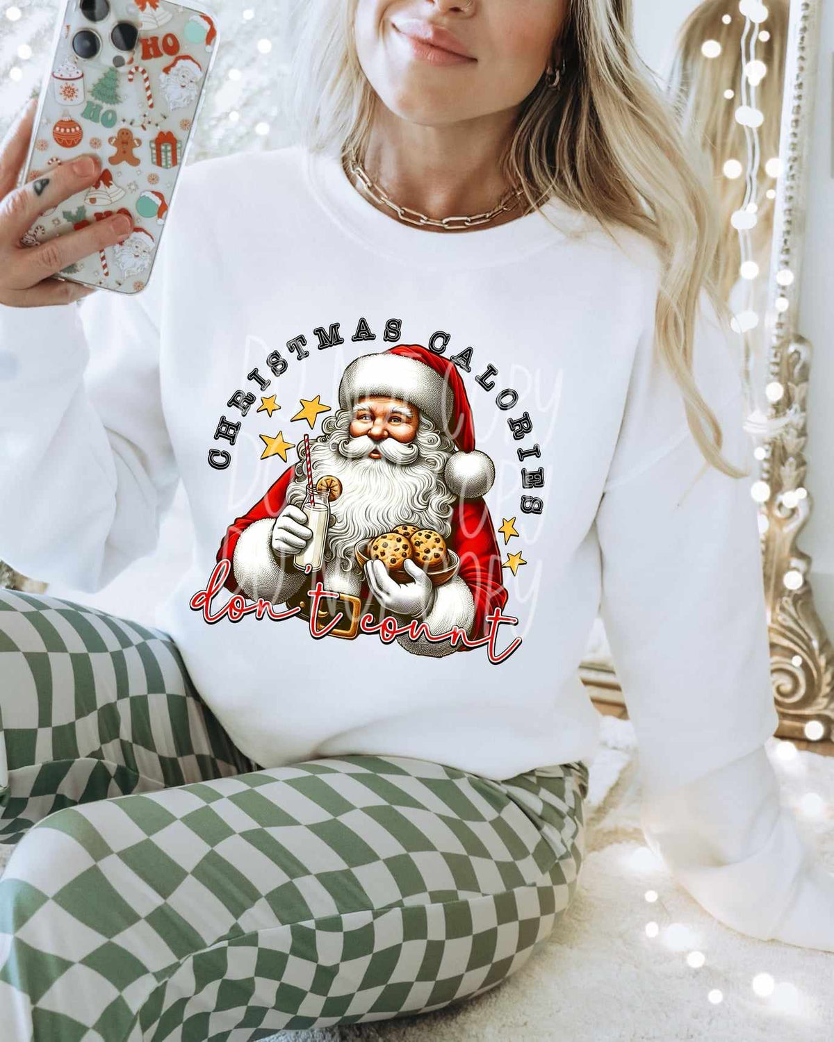 Christmas calories don’t count 62657 DTF transfer