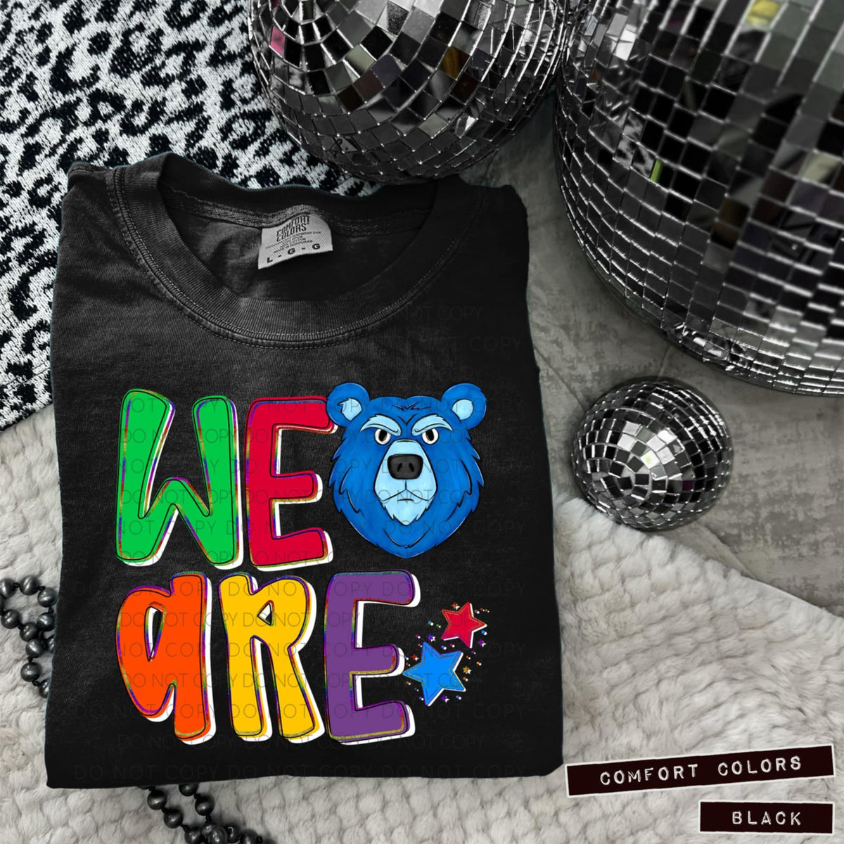We are bears blue (Caplinger) 100663 DTF transfer