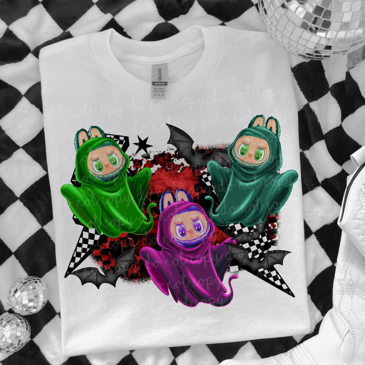 Ghost Creepy Dolls (MMD) DTF transfer