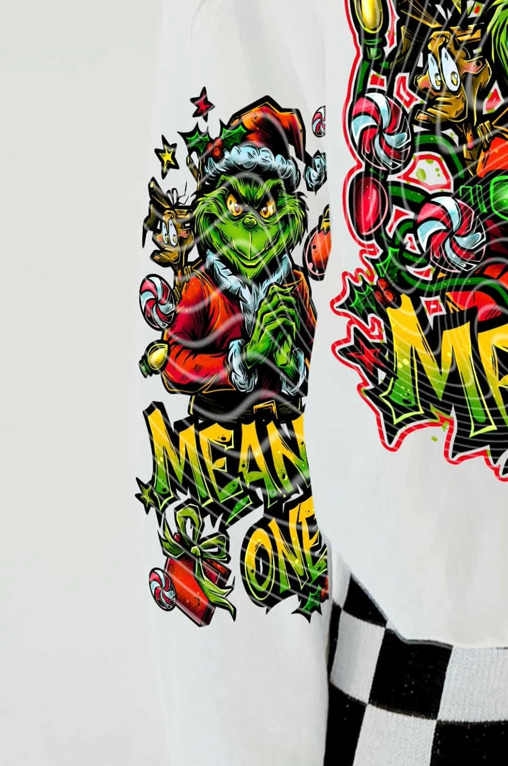 Mean One SLEEVE (gravitee) DTF transfer