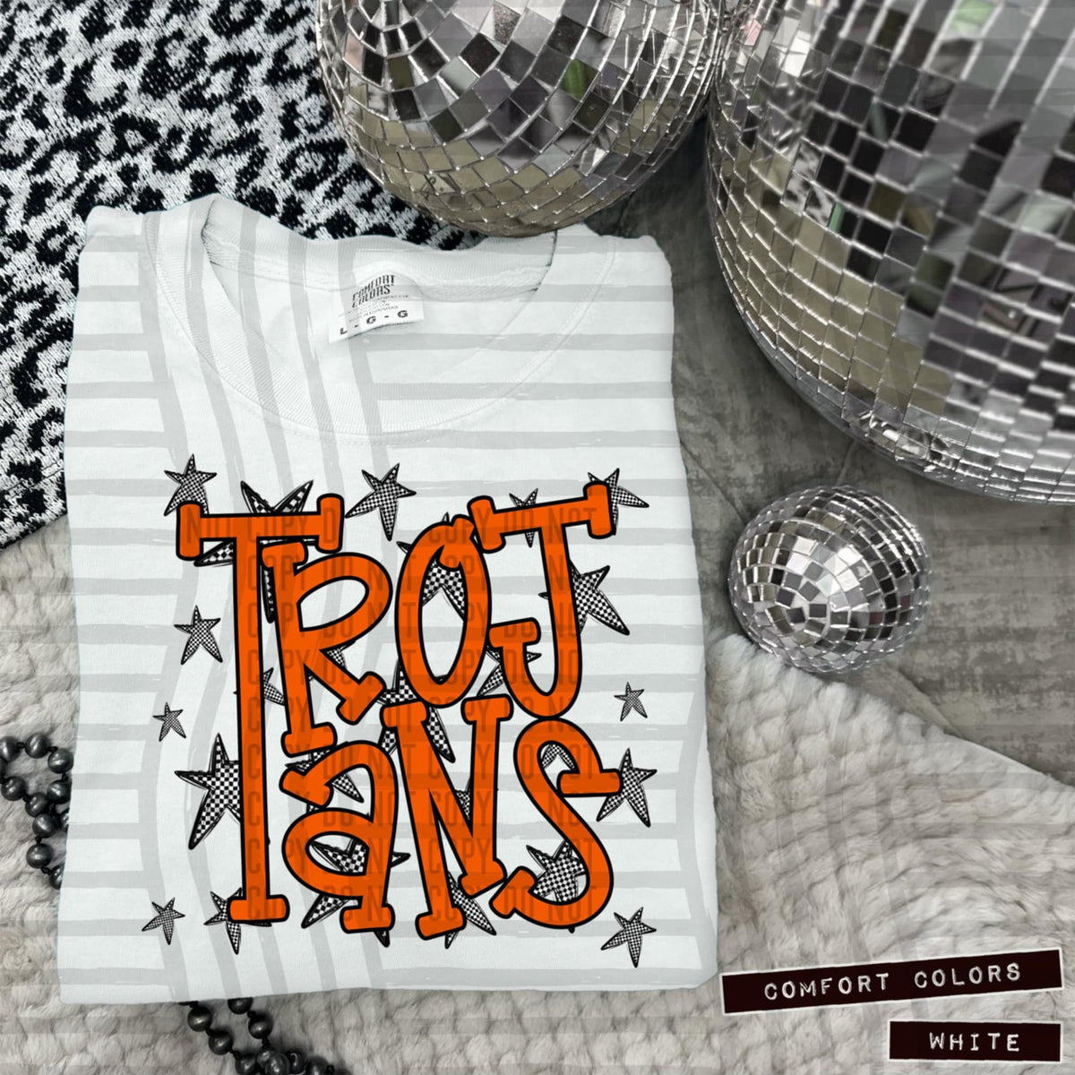 Orange Staggered Mascots (Caplinger)