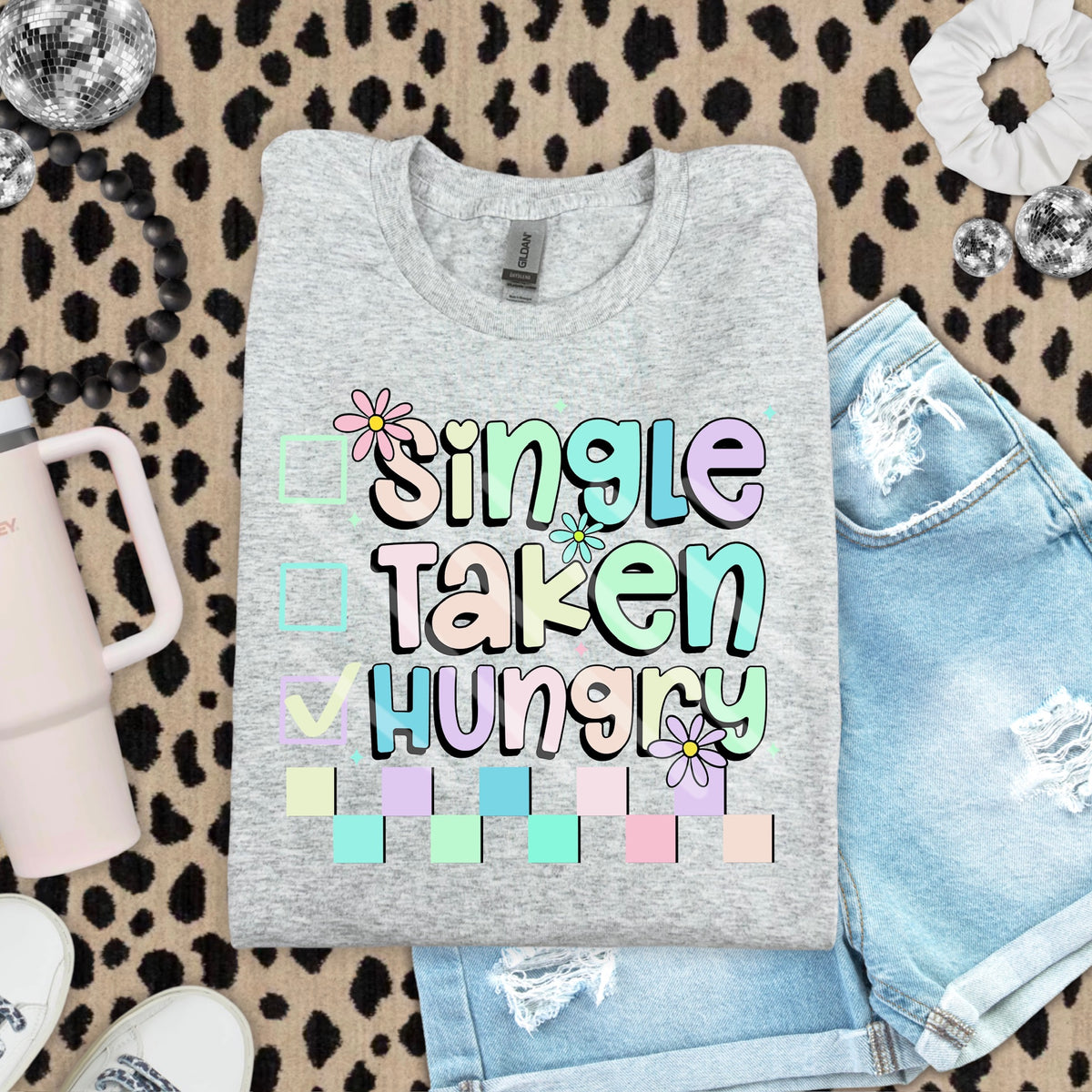 Single Taken Hungry (cstage) 114300 DTF transfer