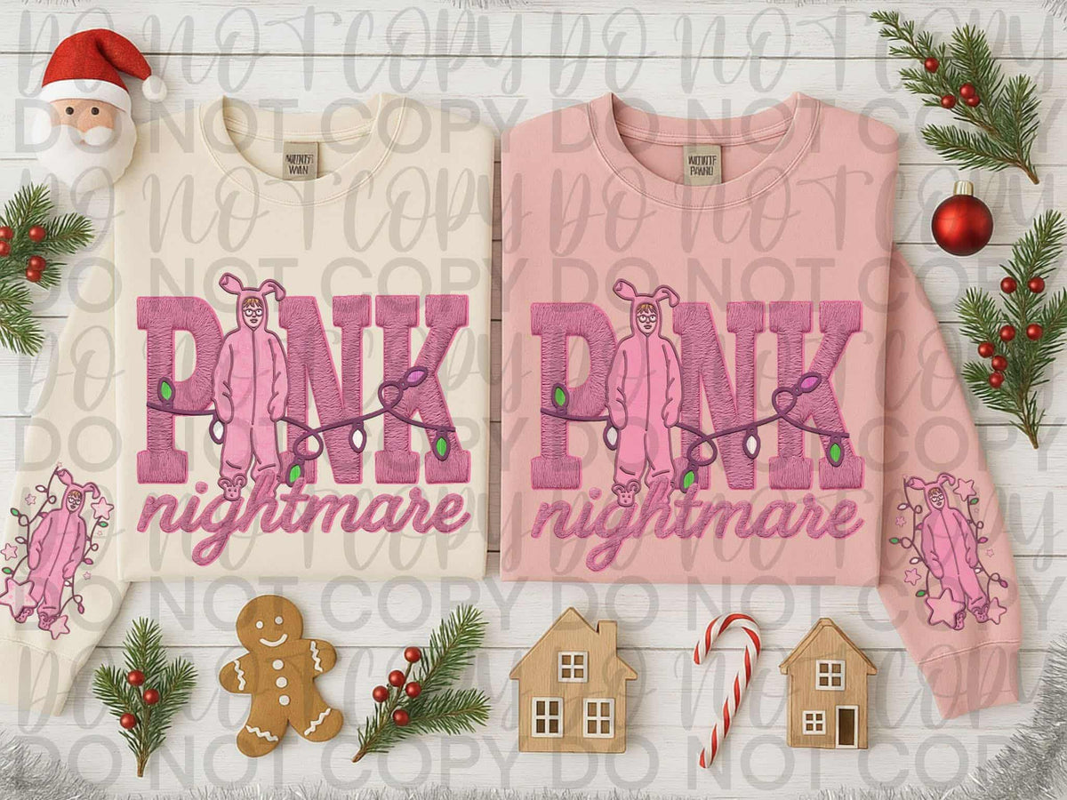 Pink Nightmare front only (sweet starlight) 114546 DTF transfer