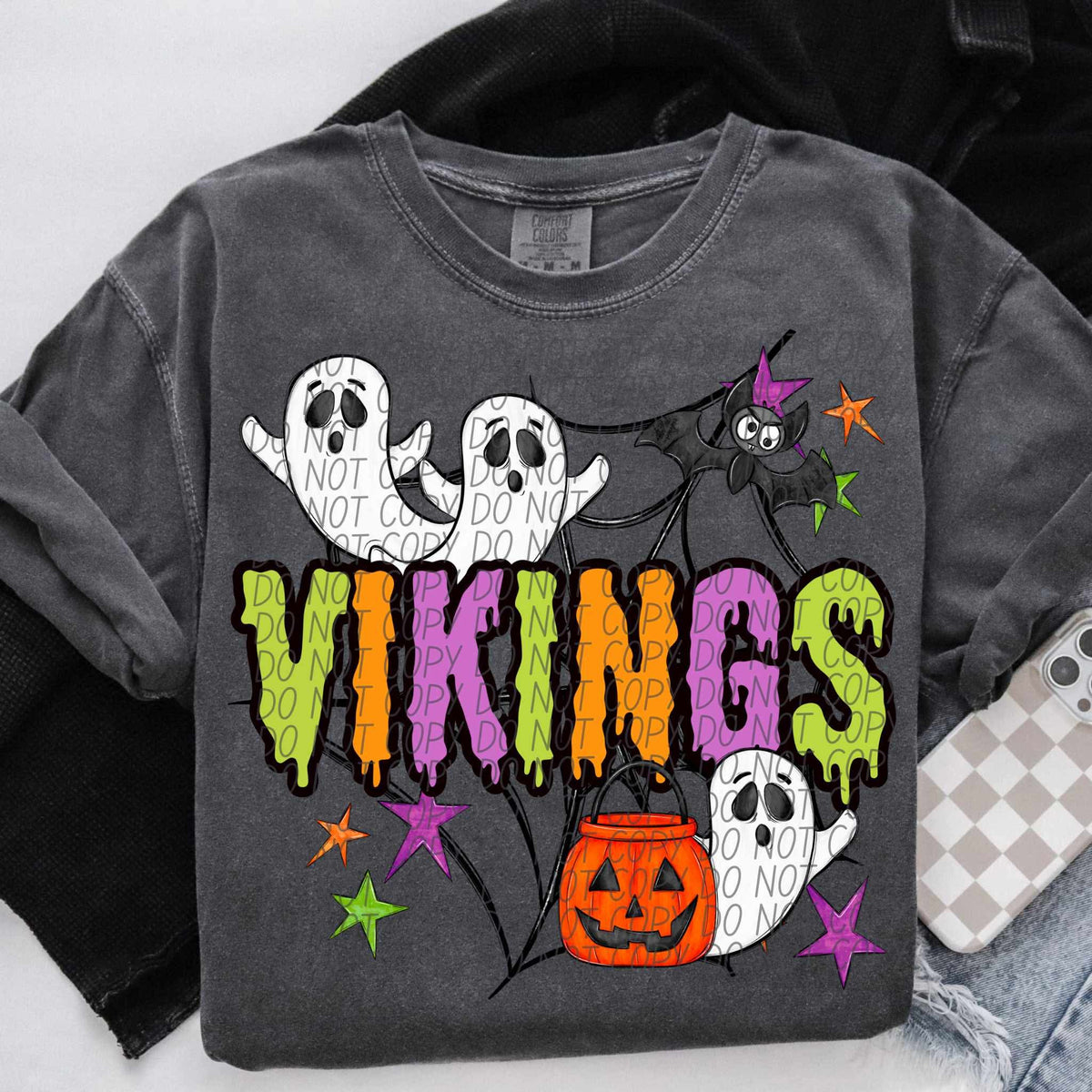 Vikings Halloween (City) DTF transfer