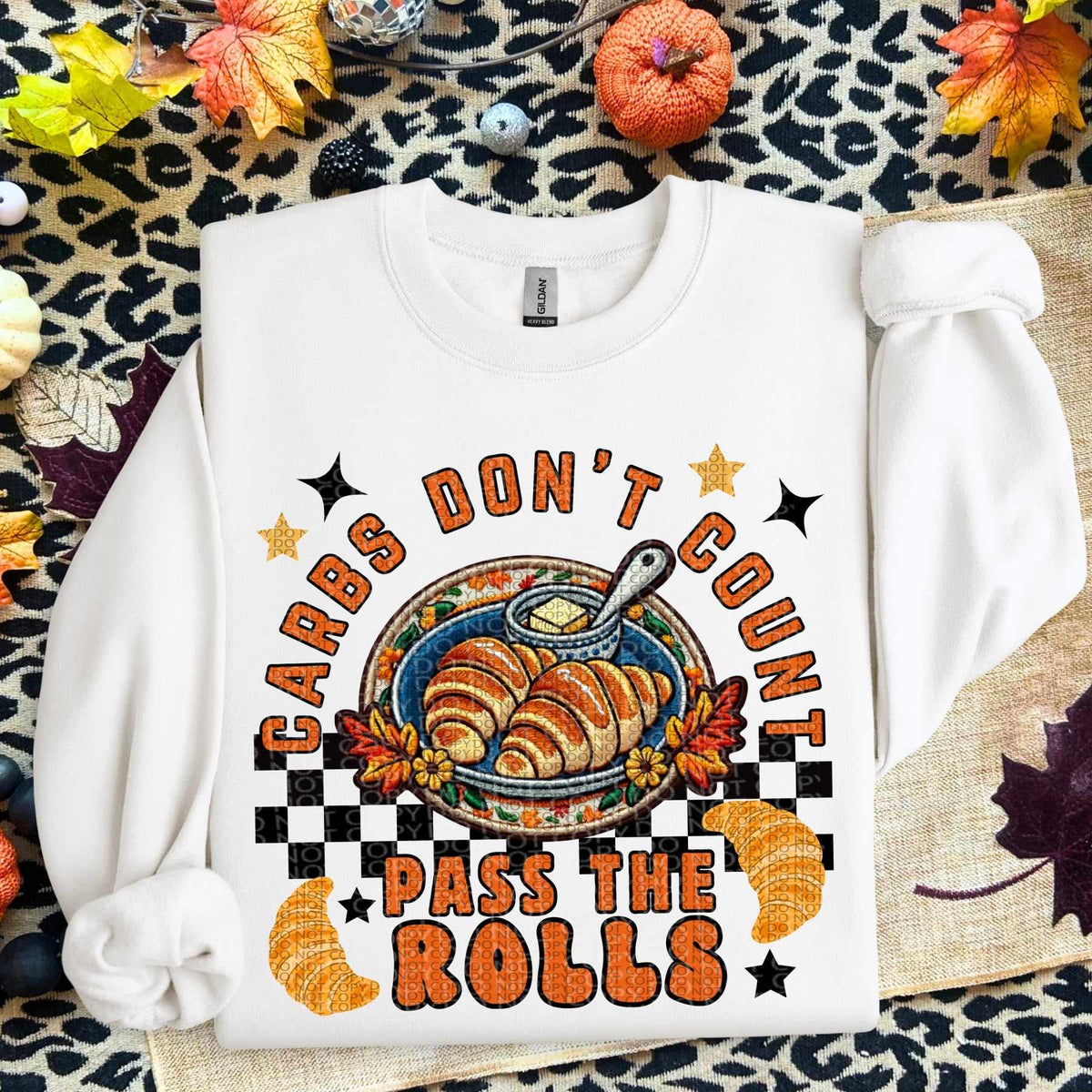 Carbs don’t count pass the rolls (HW) 60088 DTF transfer