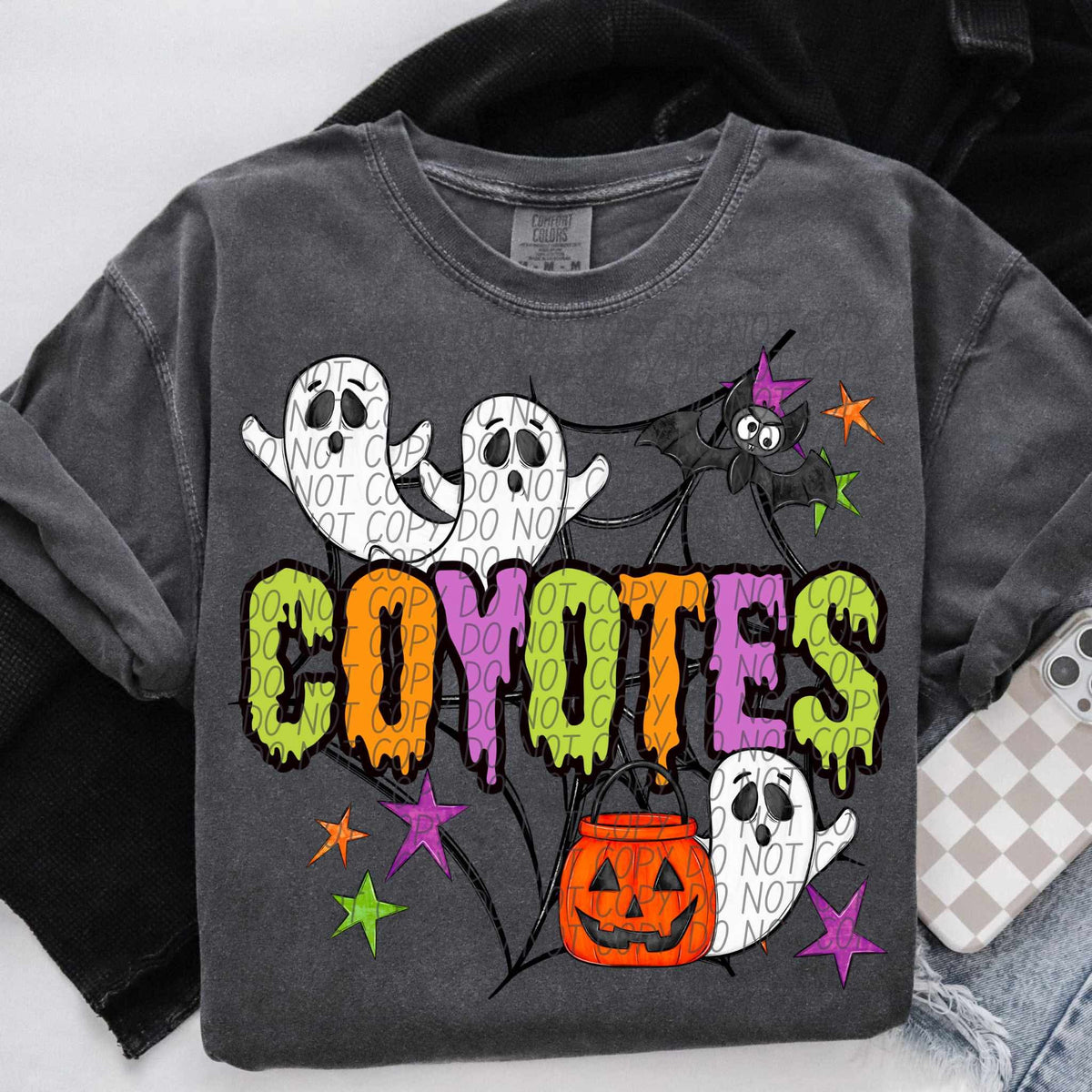 Coyotes Halloween (City) DTF transfer