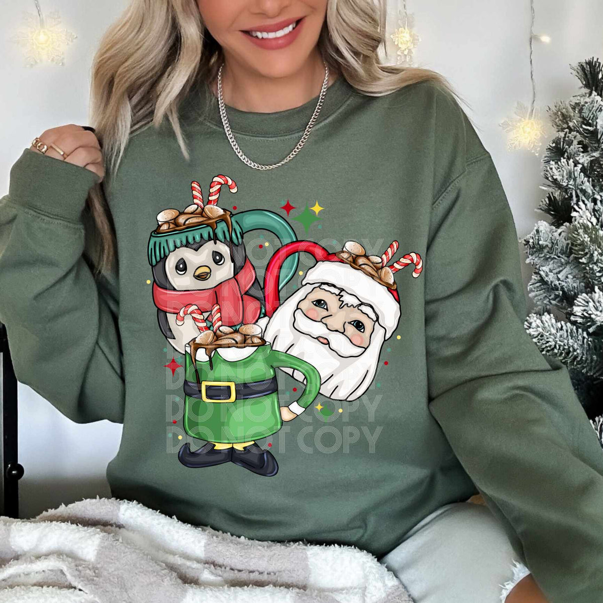 Christmas mugs (SSD) 58287 DTF transfer