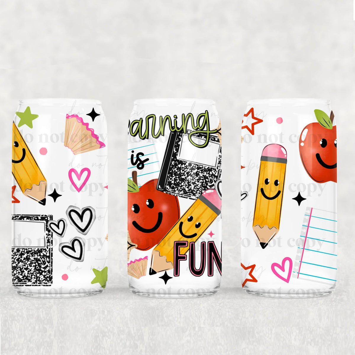 Learning is fun (CSC) UV DTF WRAP