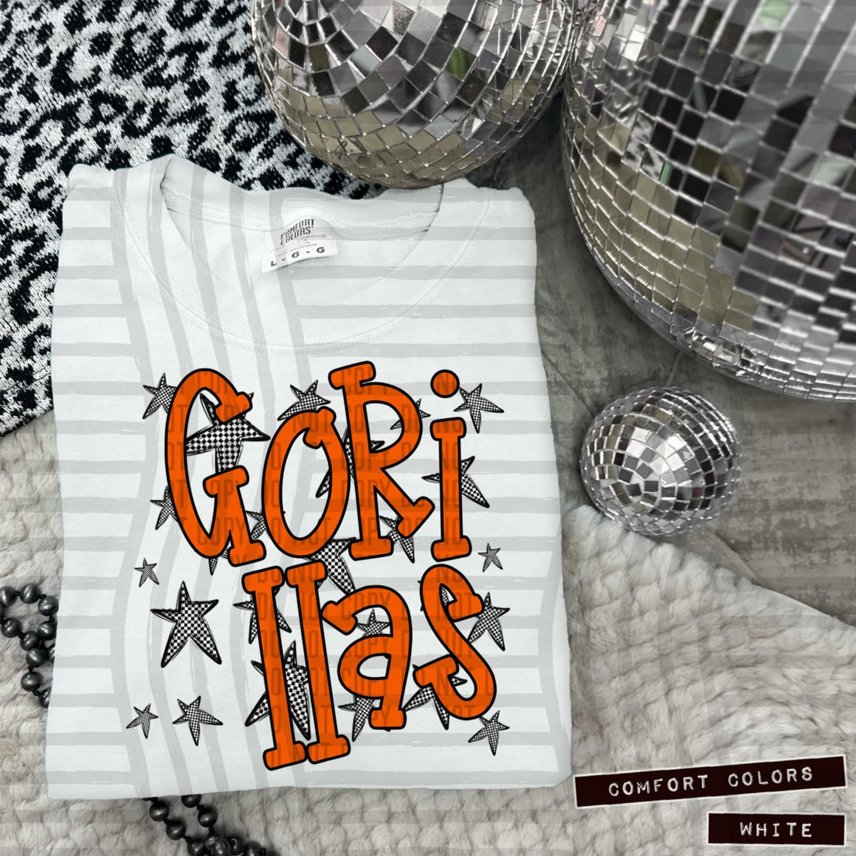 Orange Staggered Mascots (Caplinger)