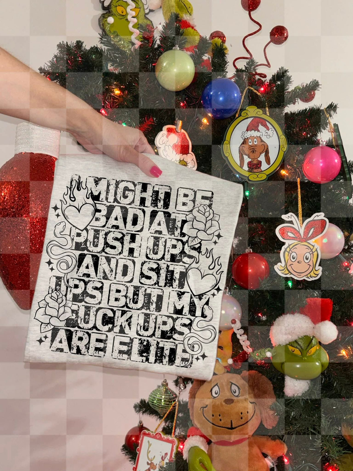 Might be mad at pushups (unhinged) DTF TRANSFER