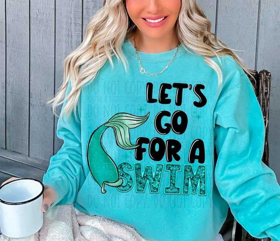 Let’s go for a swim (DDD) 62633 DTF transfer