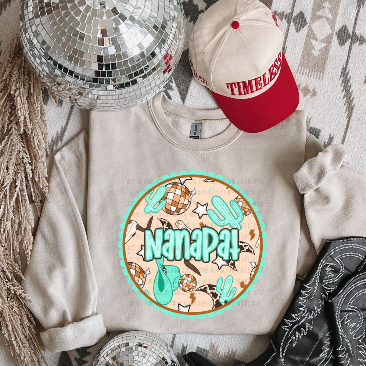 Nanapat *Teal (Kayndi) 72873 DTF transfer