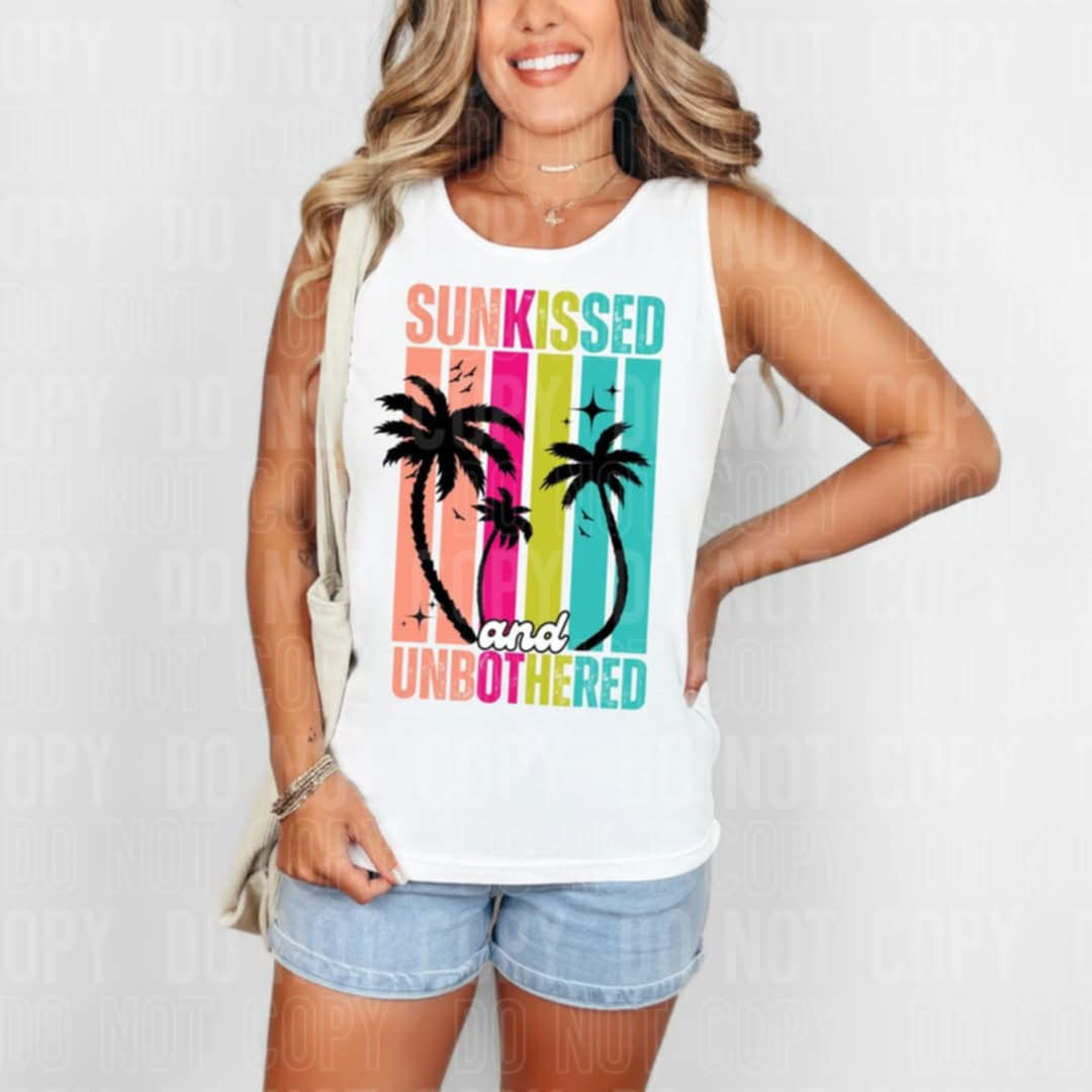 Sun-kissed and unbothered (SBB) 100591 DTF transfer