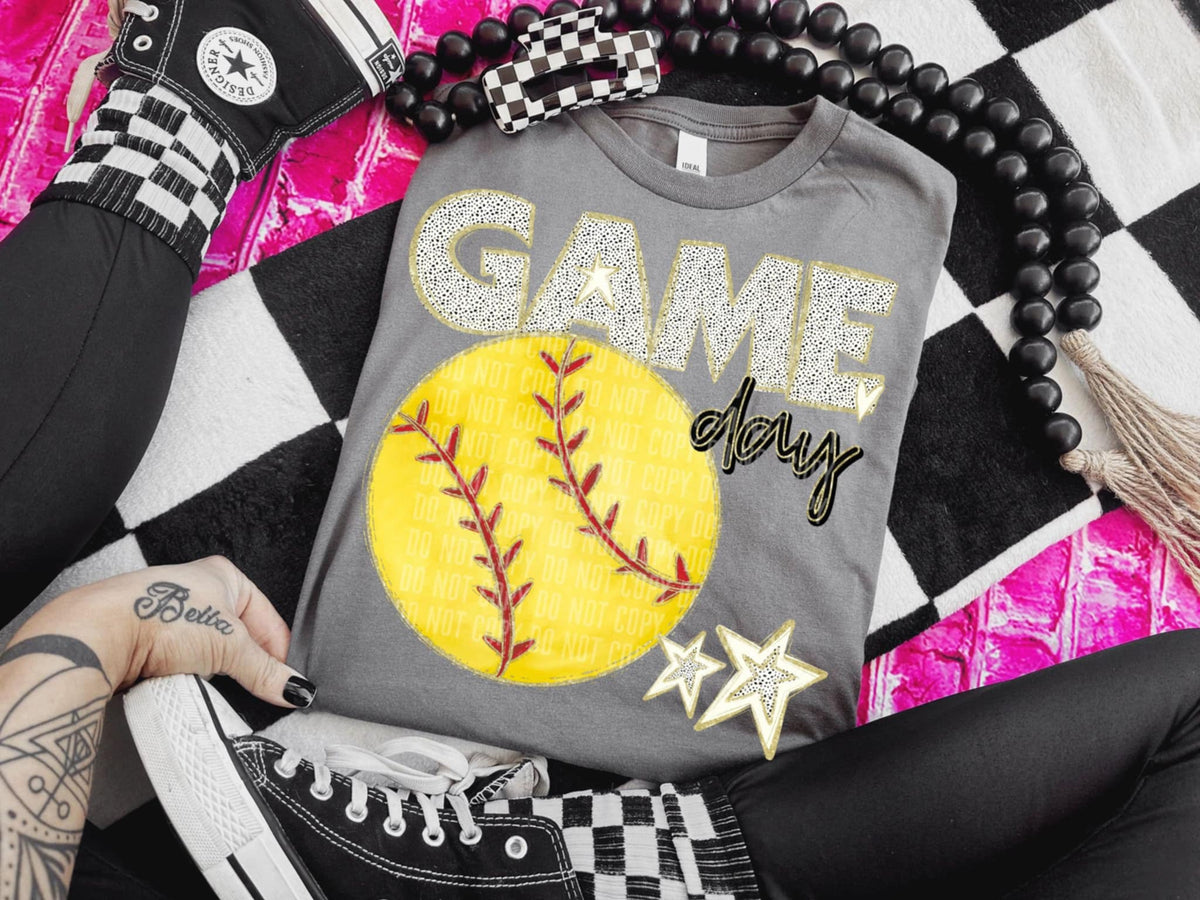 Game day softball (Caplinger) 92784 DTF transfer