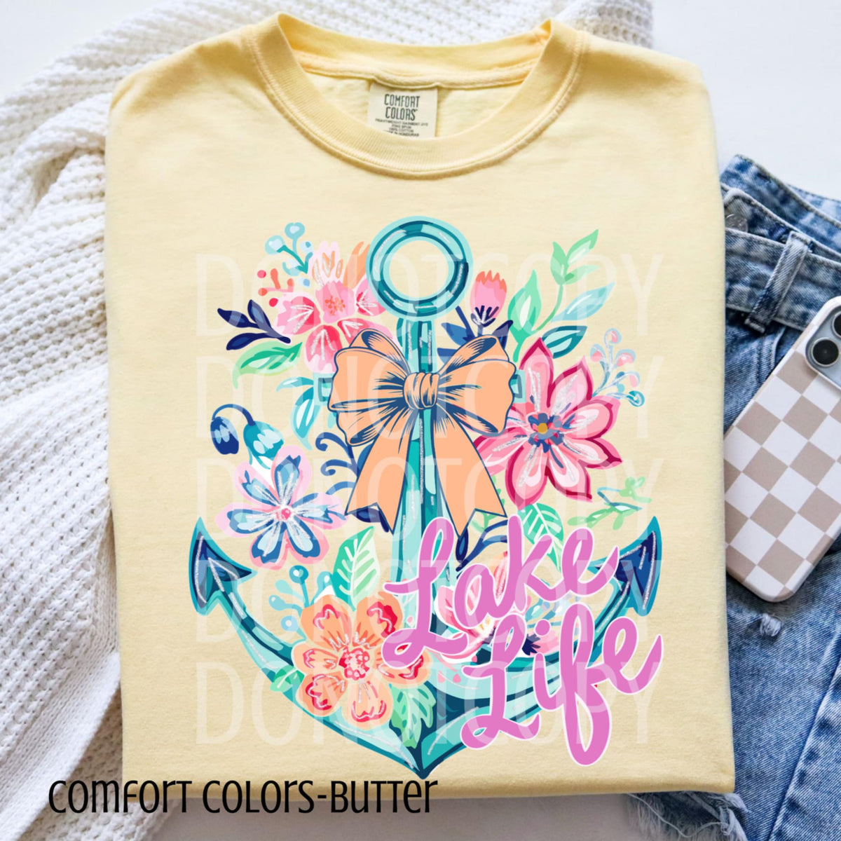 Lake life anchor (CSG) 103192 DTF transfer