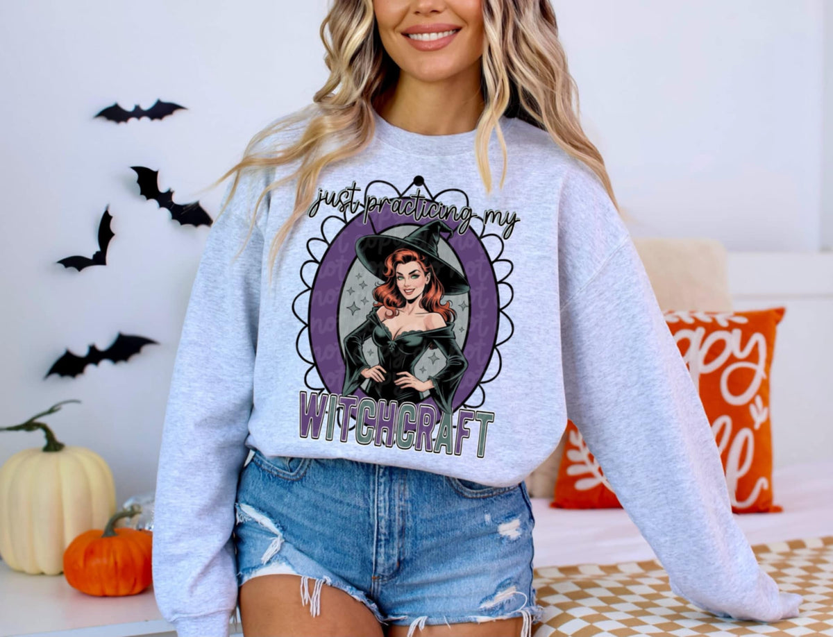 Practicing my Witchcraft Frame (DD) DTF transfer