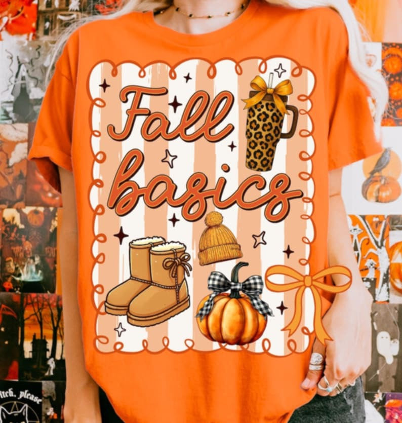 Fall Basics DTF transfers