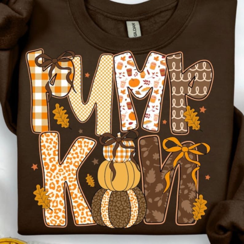 Pumpkin Fall DTF transfer