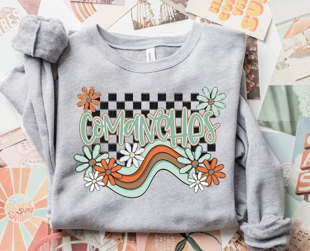 Comanches boho mascot (S&G) 52762 DTF transfer