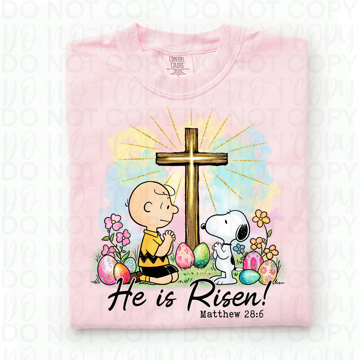 He is risen peanut (UCA) DTF Transfer