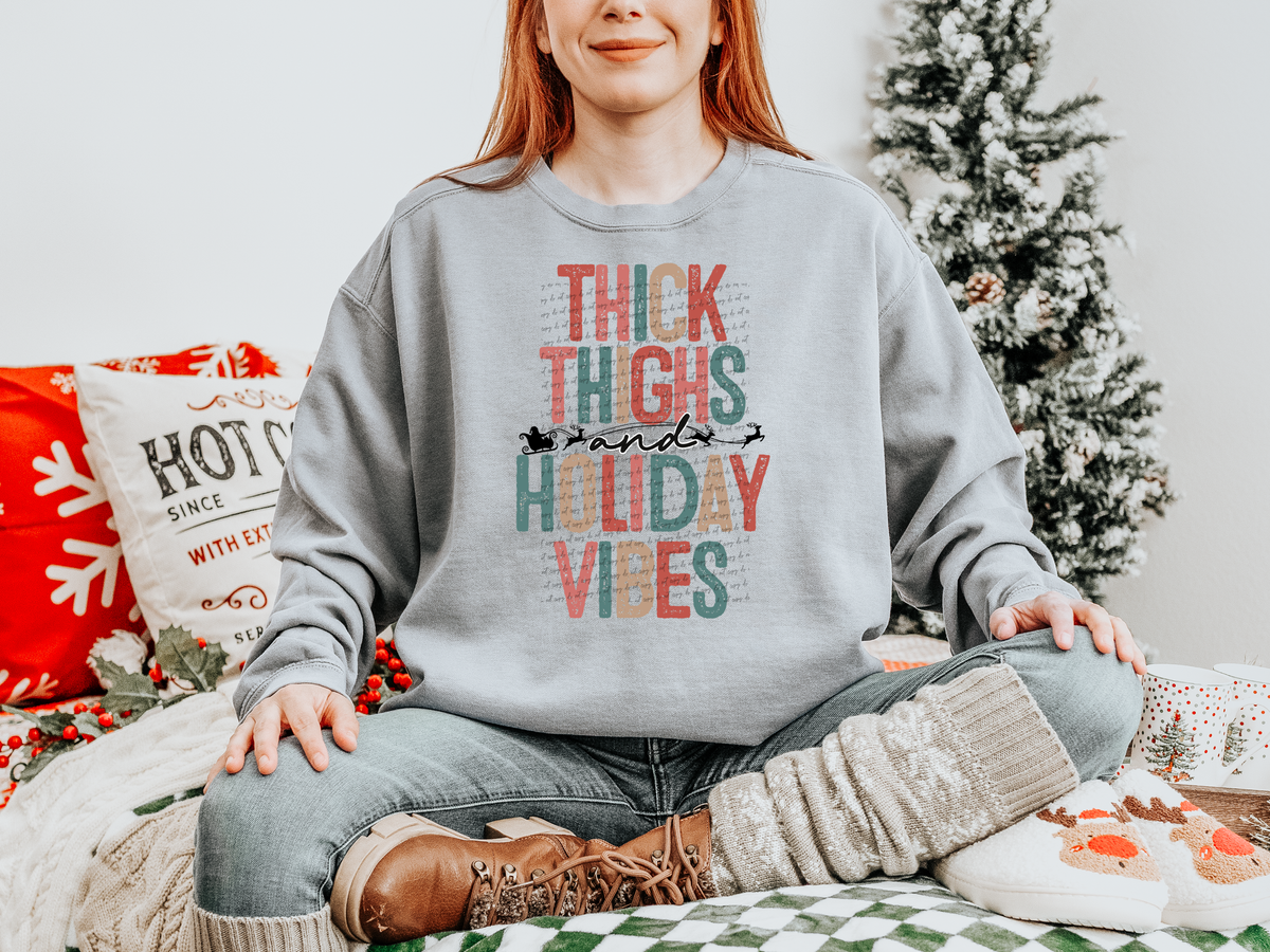 Thick thighs and holiday vibes 49772 DTF transferk