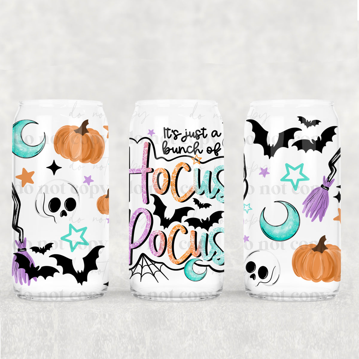 Just a bunch of HP cursive (CSC) UV DTF WRAP