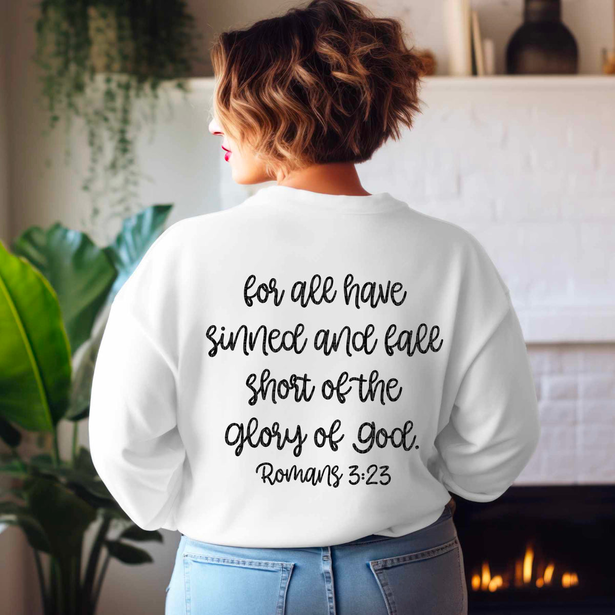 For all have sinned and fall short of the glory of god 50197 DTF transfer