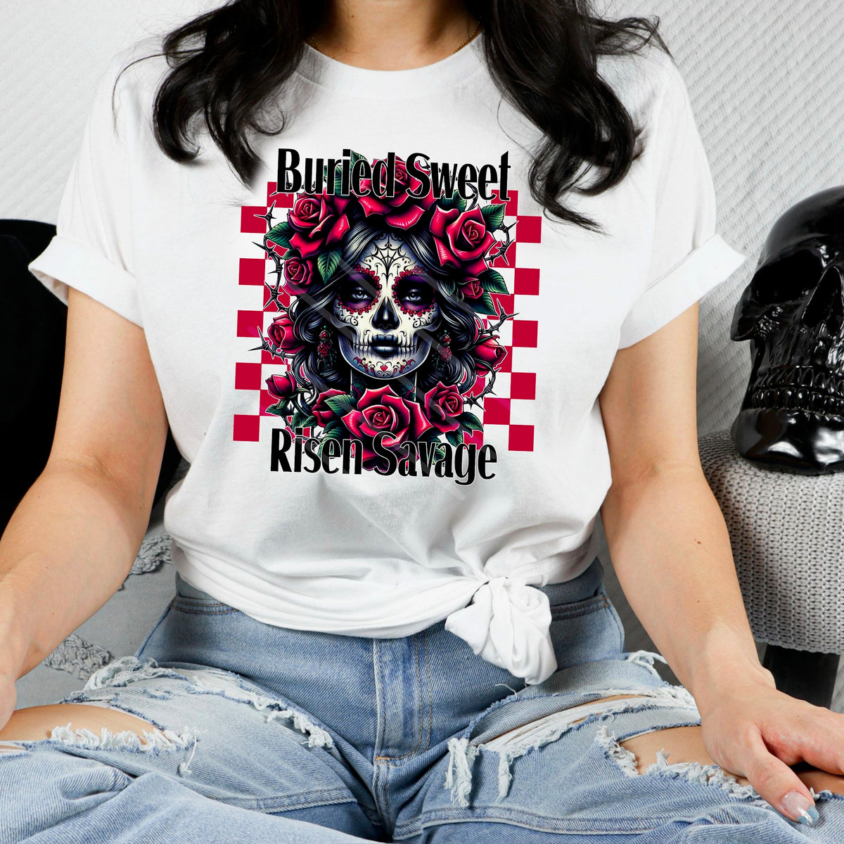 Buried Sweet Risen Savage (chaos) 110245 DTF transfer