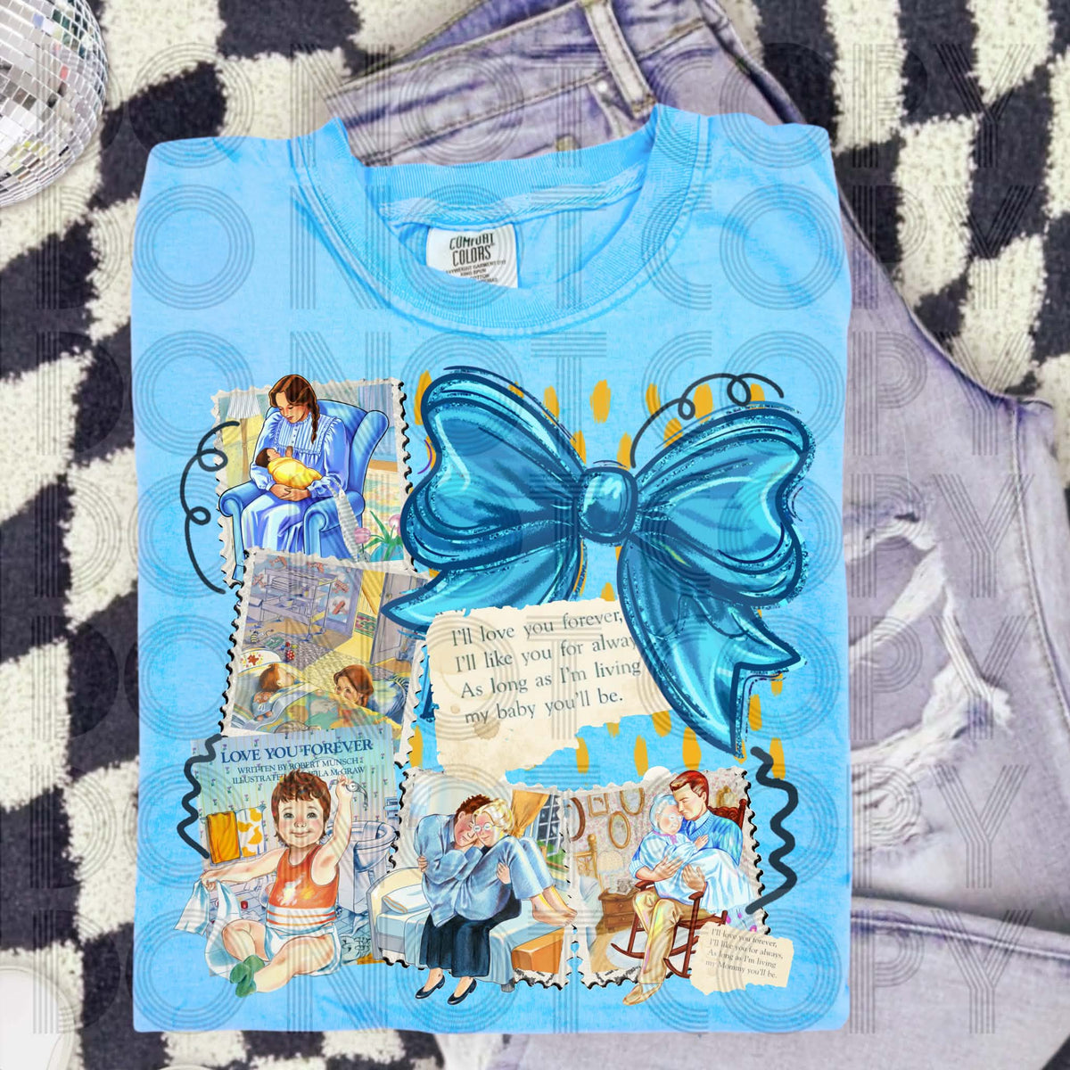 Baby Storytime with Bow Sunday Special DTF transfer