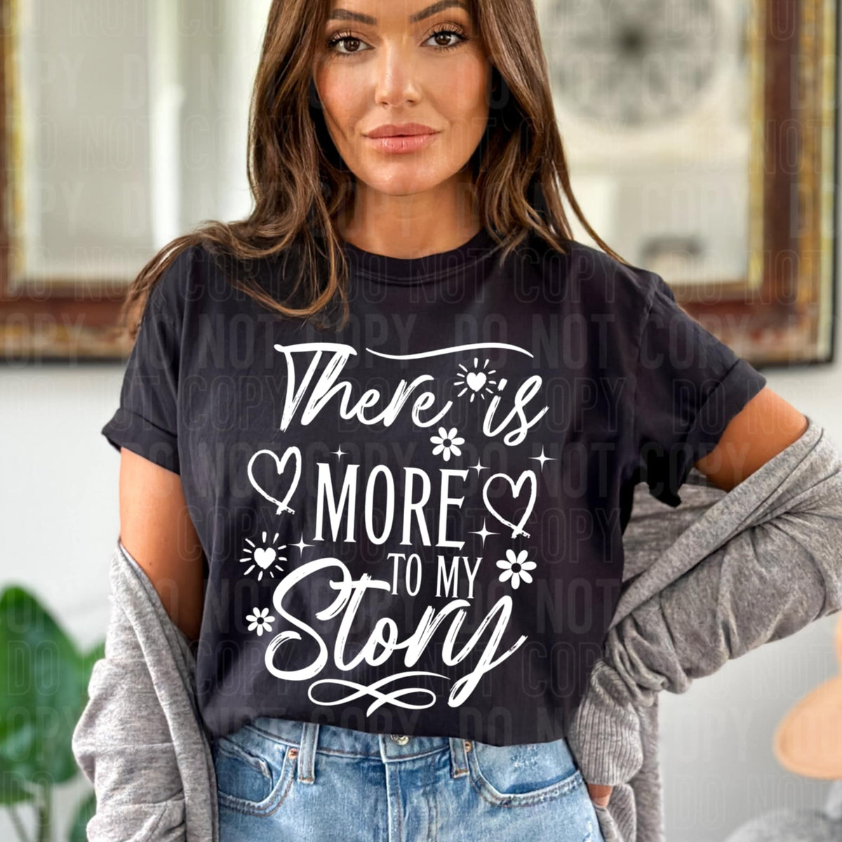 There is more to my story WHITE (SBB) DTF transfer